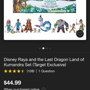 COPY - DISNEY RAYA AND THE LAST DRAGON LAND OF KUMANDRA SET